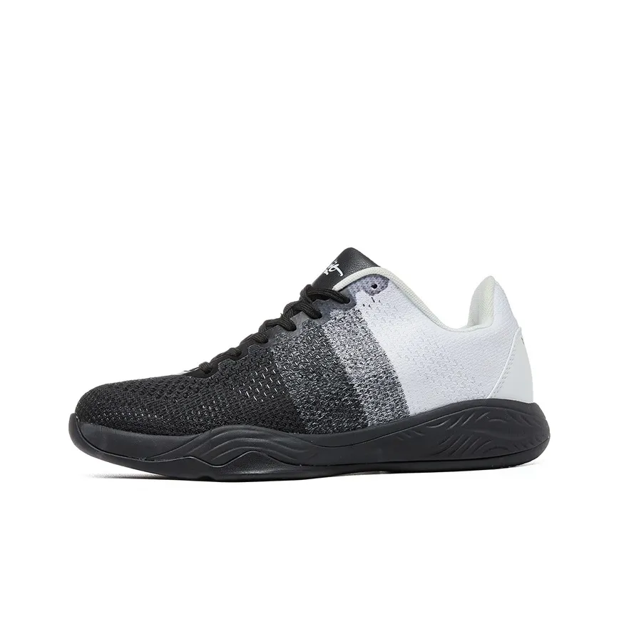VOIT Баскетбольные кроссовки Low Топ Черный/Ледяной Белый Мужской