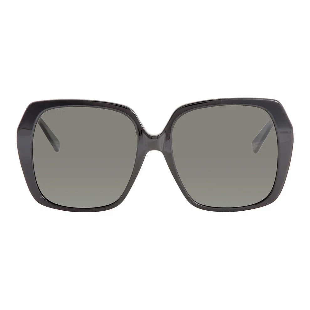 GUCCI Нерегулярная форма Солнцезащитные очки Женские Черный