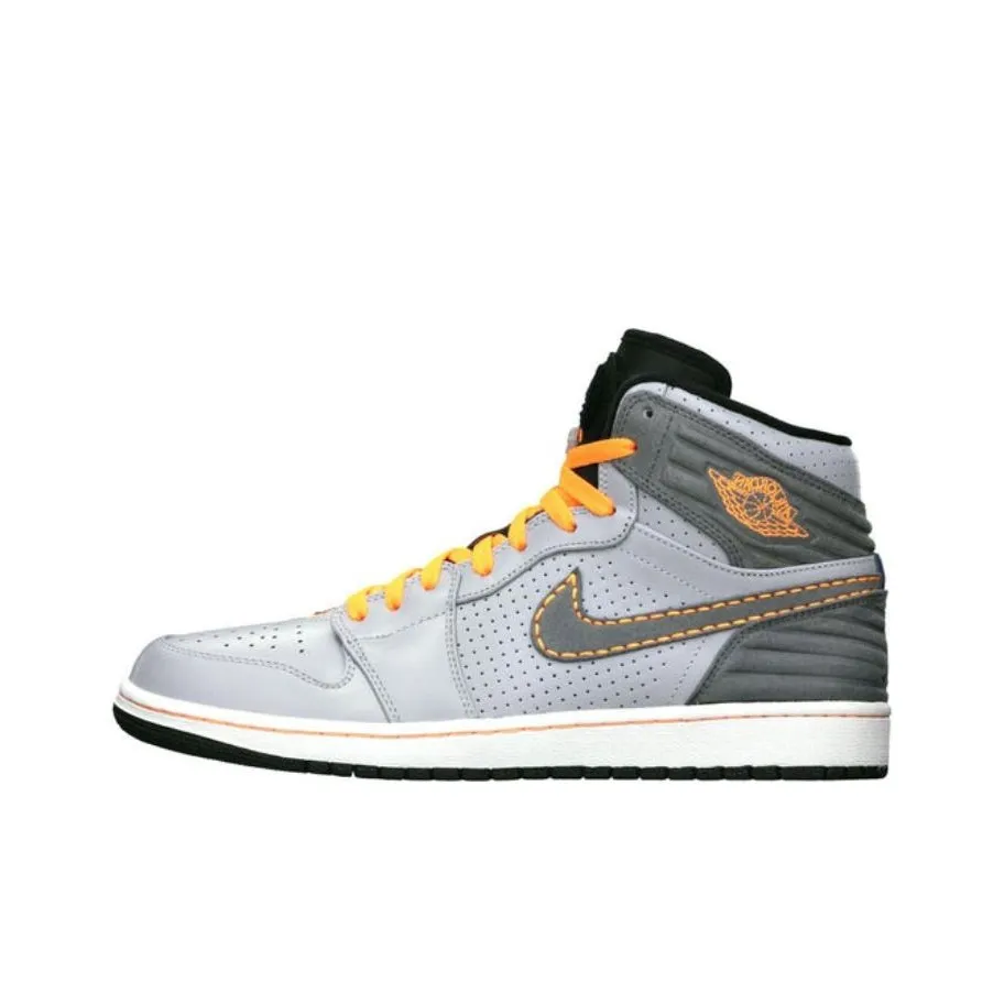 Jordan 1 Retro 93 Wolf Grey Orange