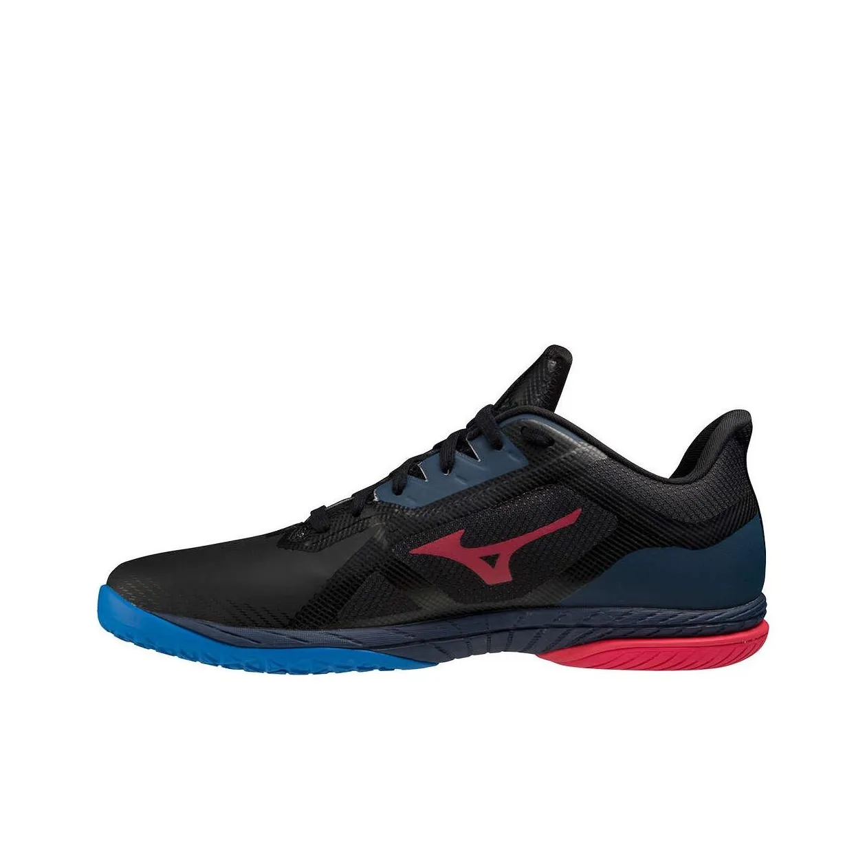 Mizuno Wave Drive Non slip Lightweight Low Top Running Shoes Men's Black Blue