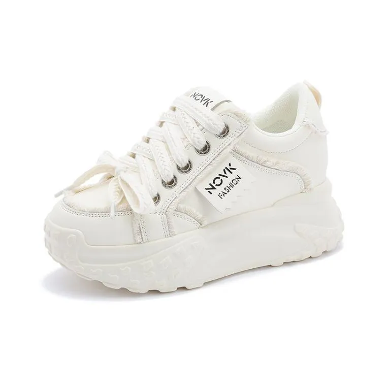 NRDROFFICIAL Anti-Slip Wear-Resistant Waterproof Breathable Lightweight Low-Top Chunky Sneakers Women's