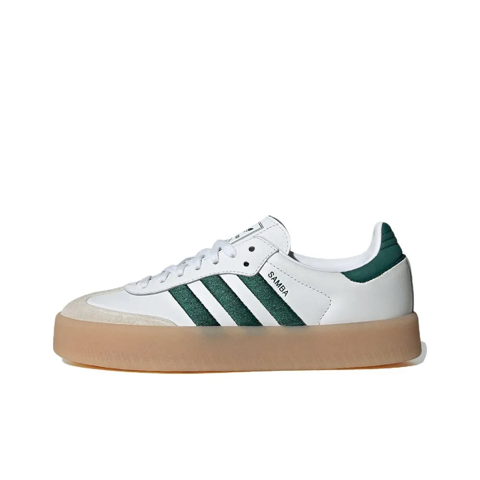 Adidas Originals Sambae White Collegiate Green Gum Women's