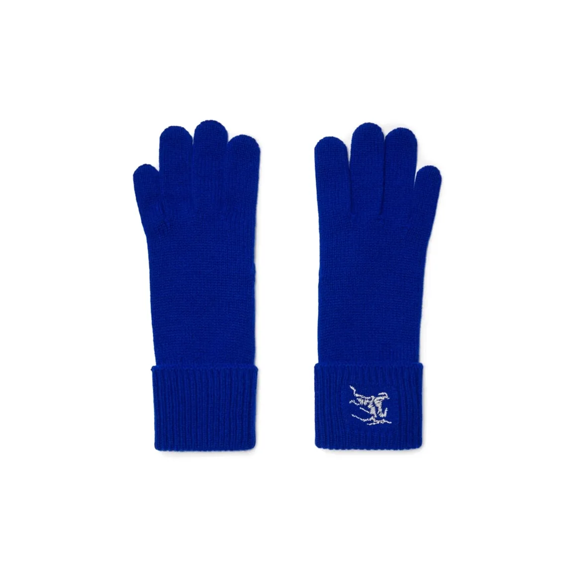 Burberry Knit Gloves Unisex Blue