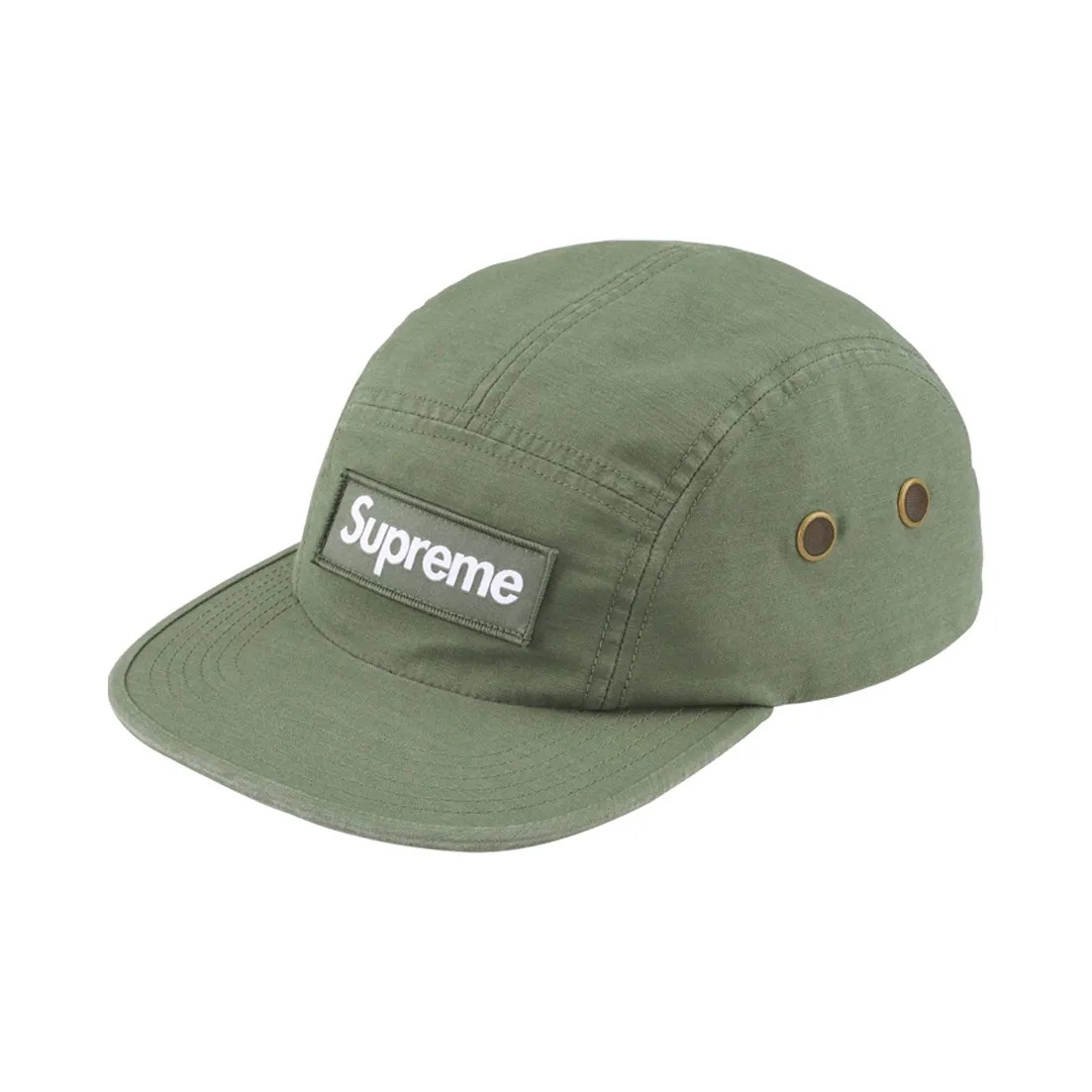 Supreme 100% хлопок саржа кепки унисекс зеленый