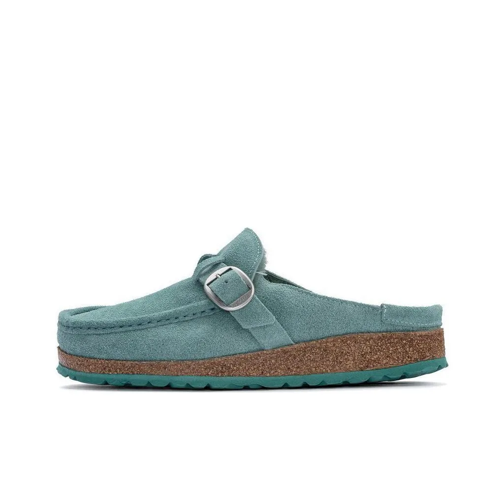Birkenstock Wrap toe Slippers Women's Peacock Green Narrow Fit