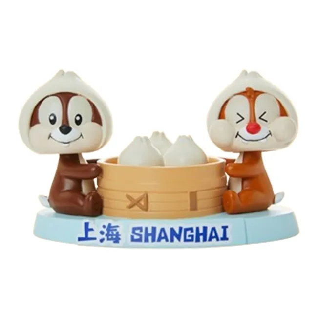 Disney Chip 'n Dale Микки Маус и его друзья коллекция Shanghai с шокирующим украшением. Мерч по интеллектуальной собственности