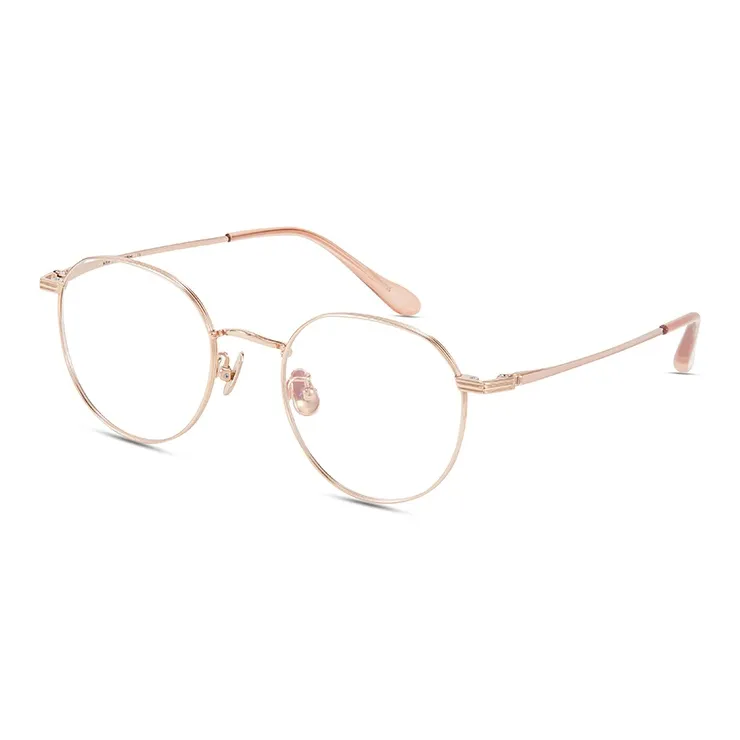 MUJOSH Чистый титан Круглая Легкая Presbyopia Оправа для очков Early Eight Нет Макияж EYEGLASSES Оправа Унисекс