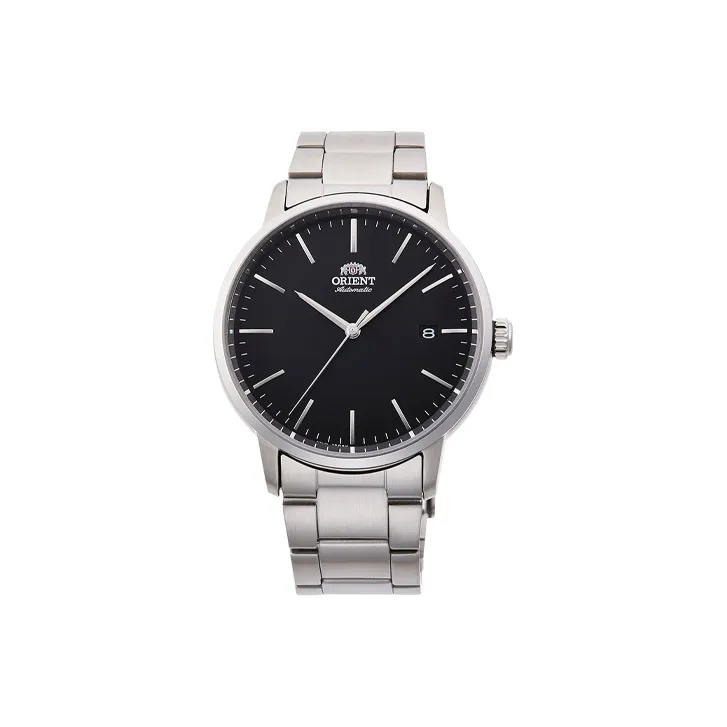 ORIENT Automatic Mechanical Movement Stainless Steel Strap Watch Men's Watches Black Dial