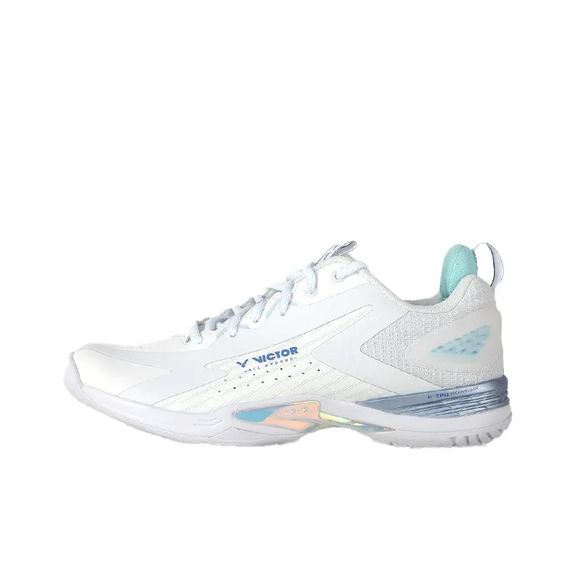 VICTOR Cushioned Slip Resistant Breathable Low Top Badminton Shoes Unisex