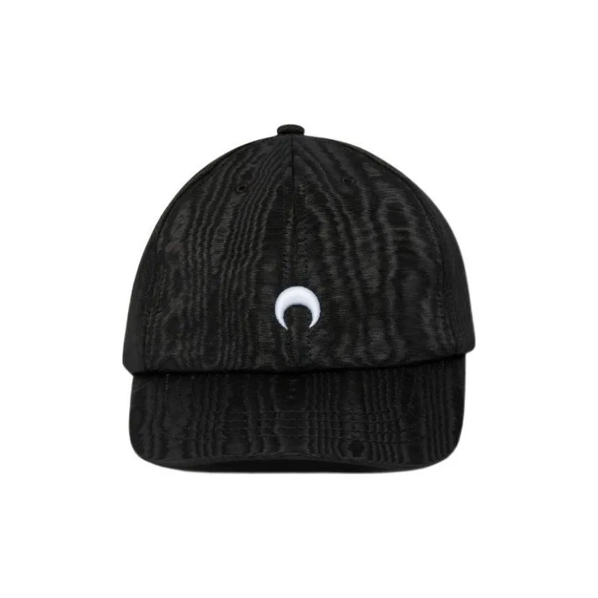 Marine Serre Polyester Baseball Caps Women's Black