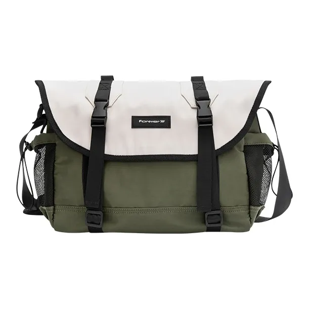 SEM R Permanent Коллаборация Нейлоновая Сумка для Курьера Сумка через плечо Унисекс Белый Зеленый Экрю Черный