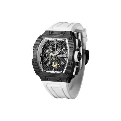 MRISSTIME Автоматический Механический Часы Мужские Movement 44,3mm*50mm Черные