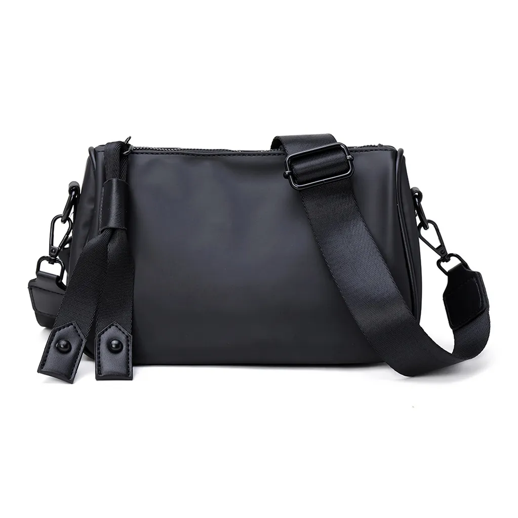RUIGOR Nylon Messenger Bag Crossbody Bags Unisex Black