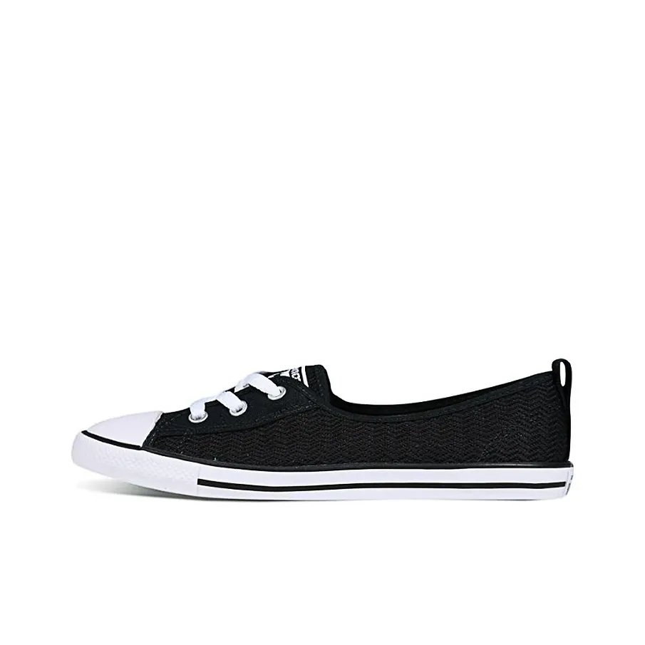 Converse Chuck Taylor All Star Ballet Lace Slip On Trainers 'Black' Women's