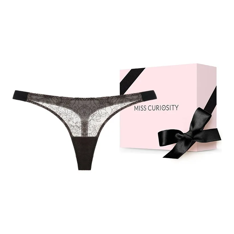 MISS CURIOSITY Underwear Gift Boxes Women's 1 Pack Black