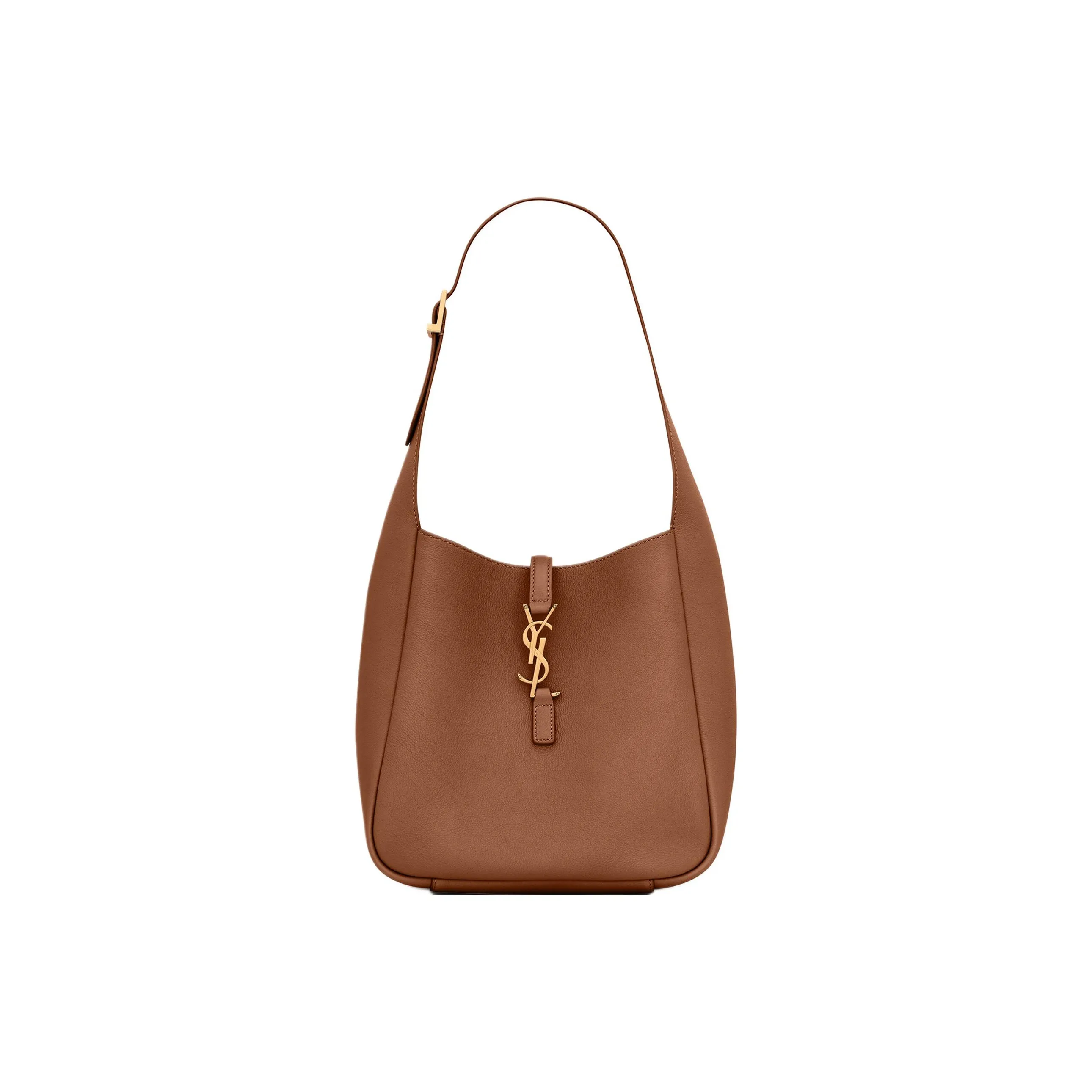 SAINT LAURENT LE5A7 Cow Leather Hobo Handbag, Shoulder Bag Women's