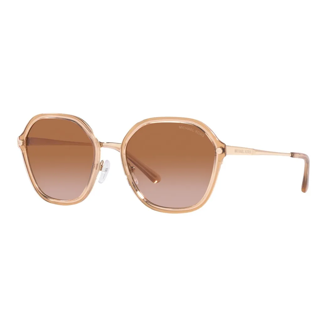 MICHAEL KORS Metal Irregular Shape Sunglasses Women's Gold