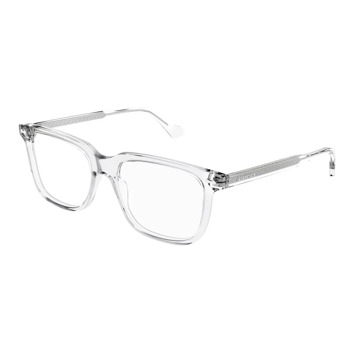 GUCCI Ацетат Прямоугольные Оправы для Очков Мужские Прозрачные