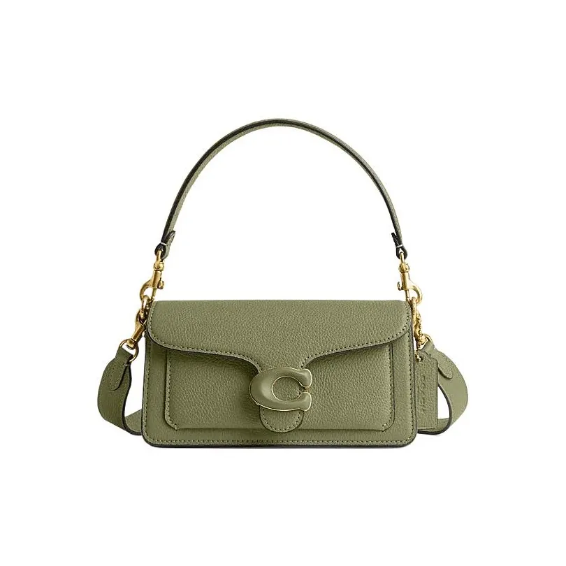 COACH Tabby Коровья кожа Сумка через плечо Маленькая Женская Мохово-зеленый
