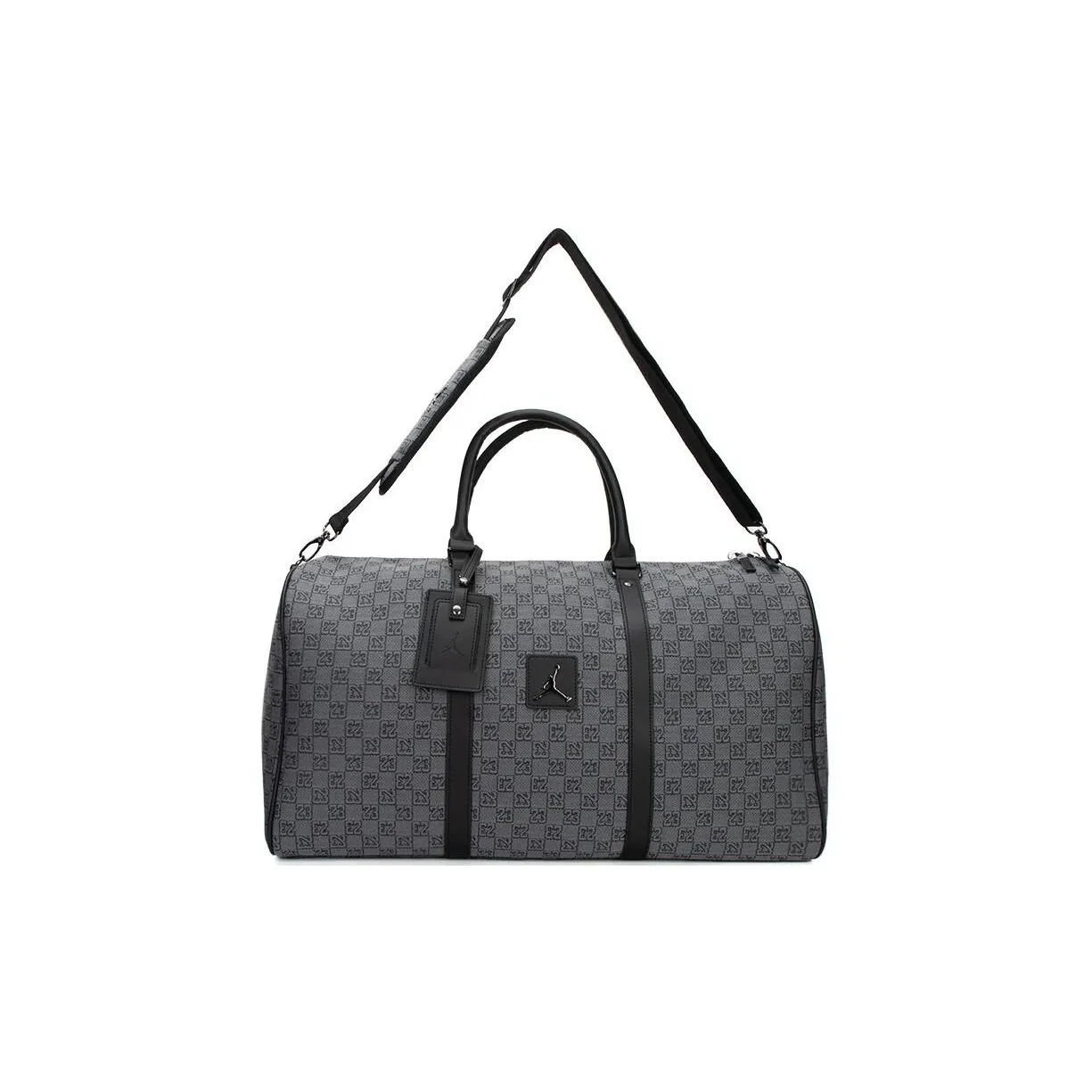 Jordan Polyester One Shoulder Crossbody Bag, Travel Bag Regular Unisex Black