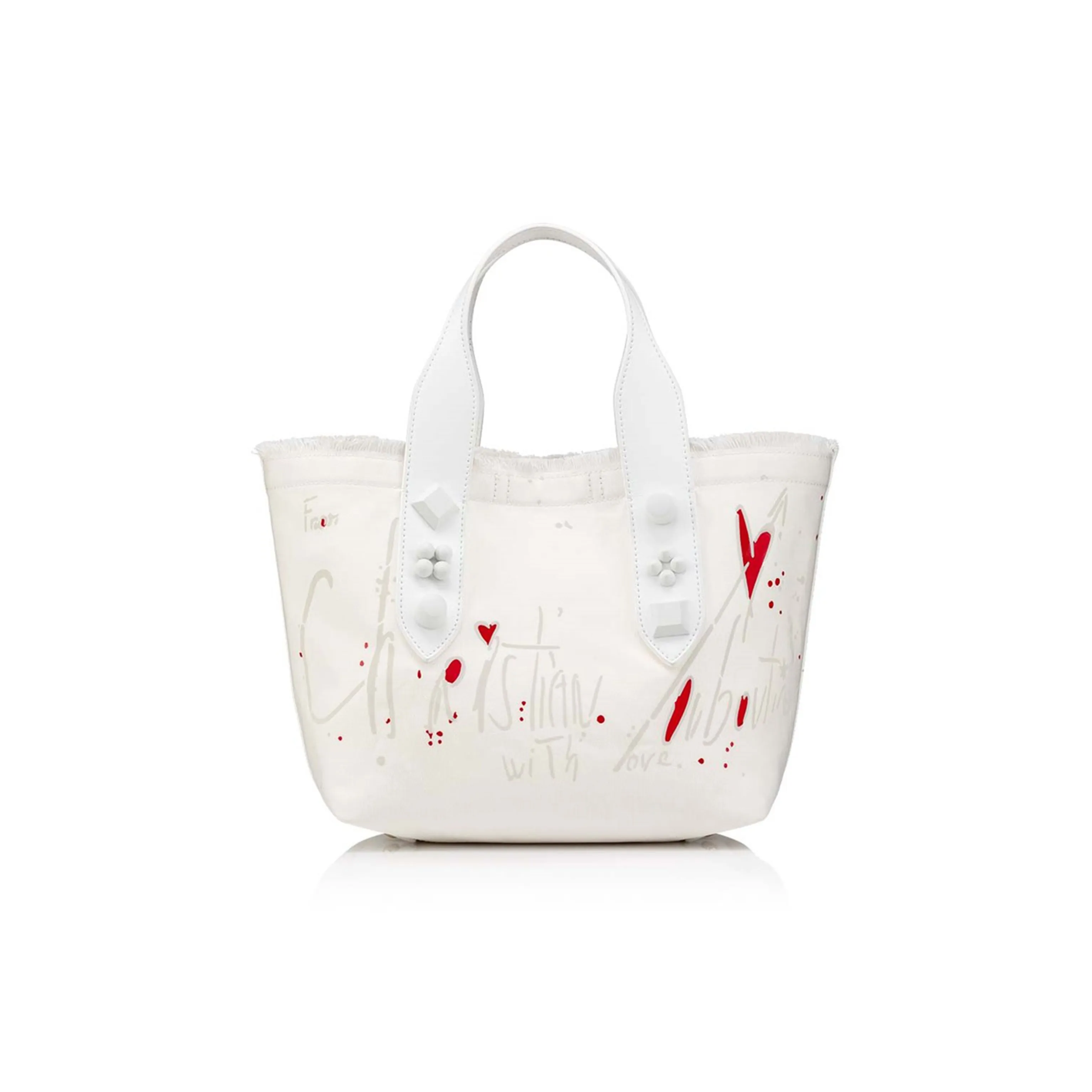 CL LUBOTING Cotton Tote Bag, Shopping Bag Trumpets Women's White