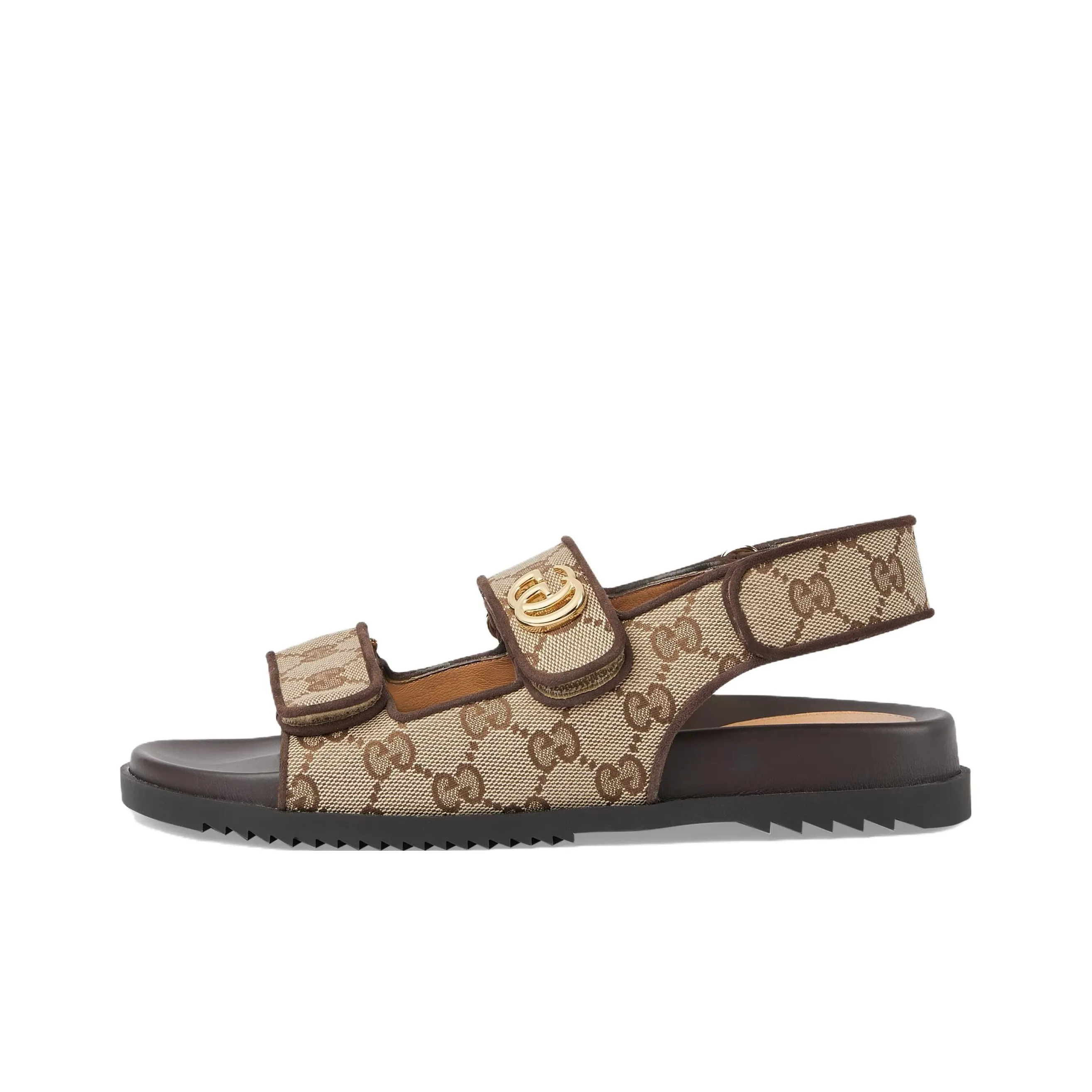 GUCCI Women's Double G Sandal 'Beige Ebony' Women's