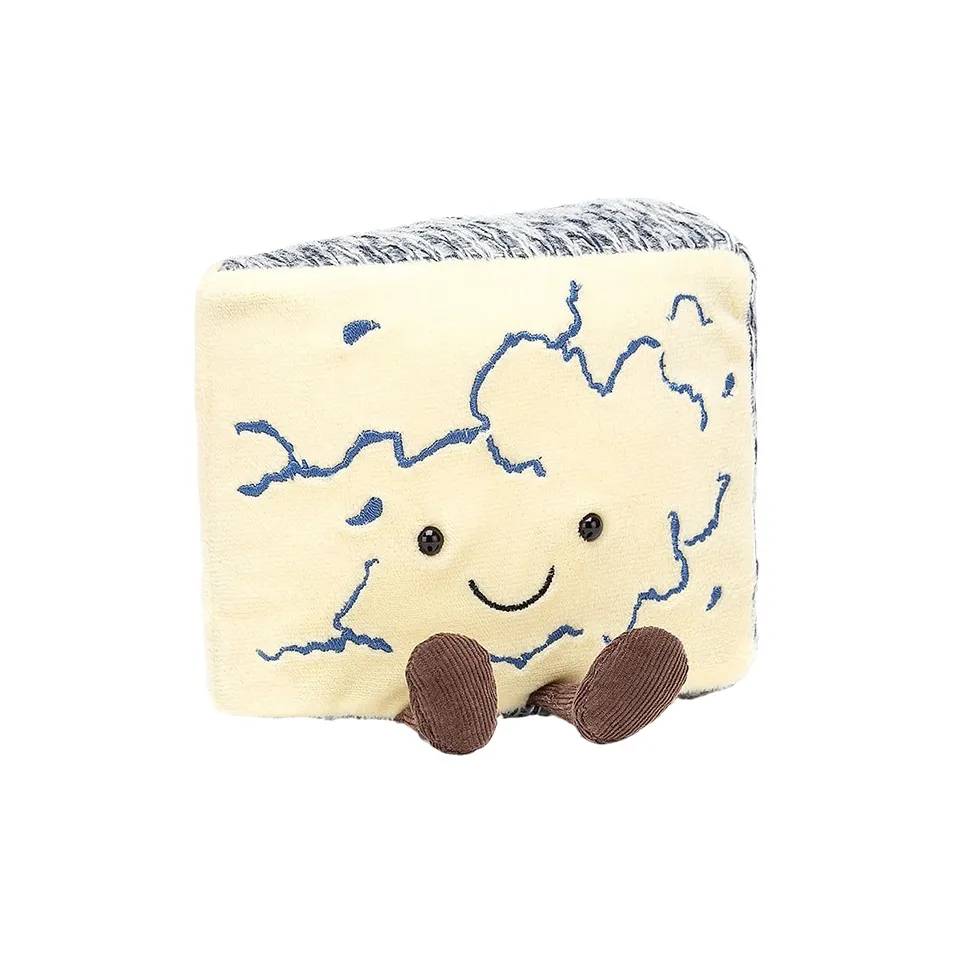 JELLYCAT Amuseables Blue Cheese Plush Toy