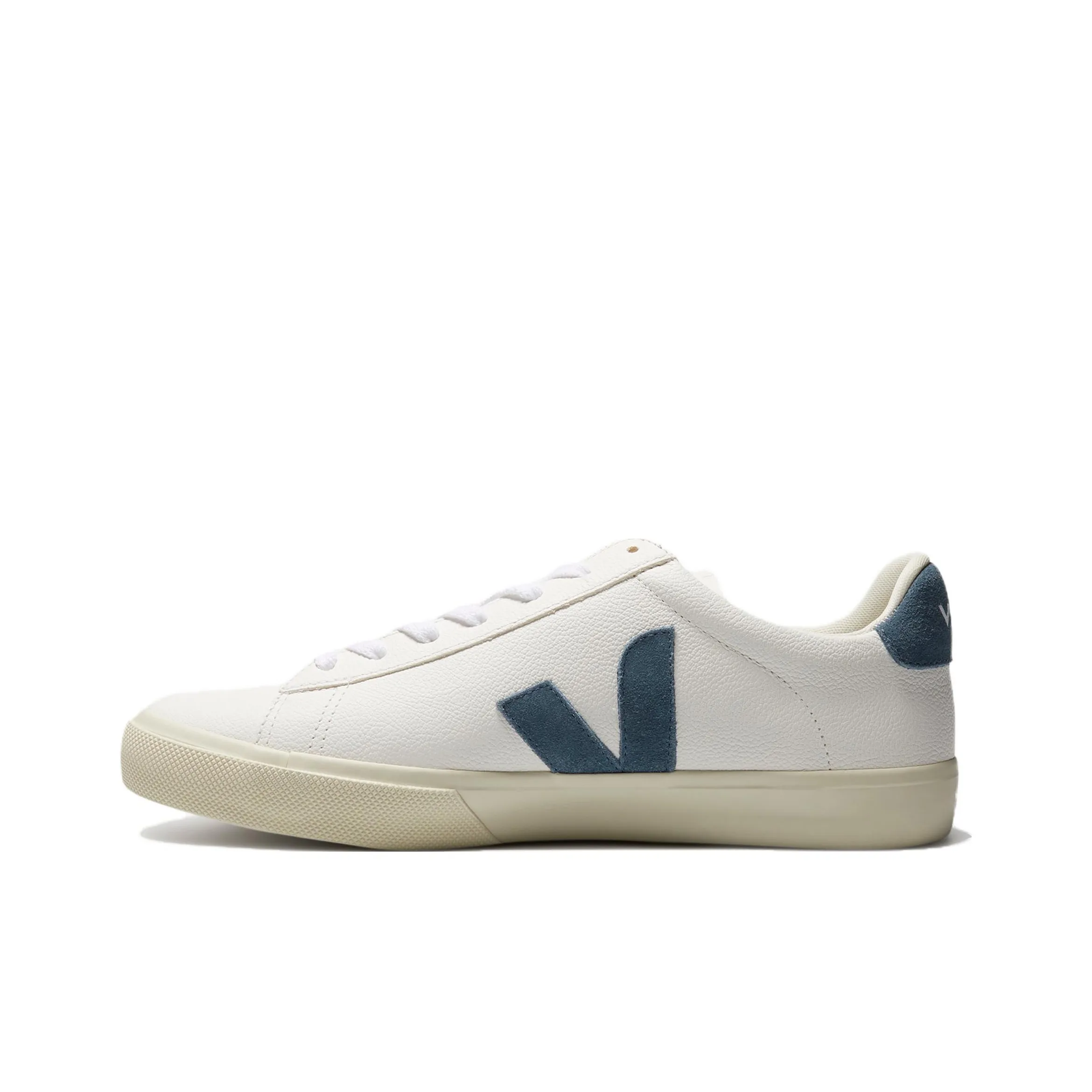 VEJA Campo Chromefree Lace Up Sneakers 'White Blue'