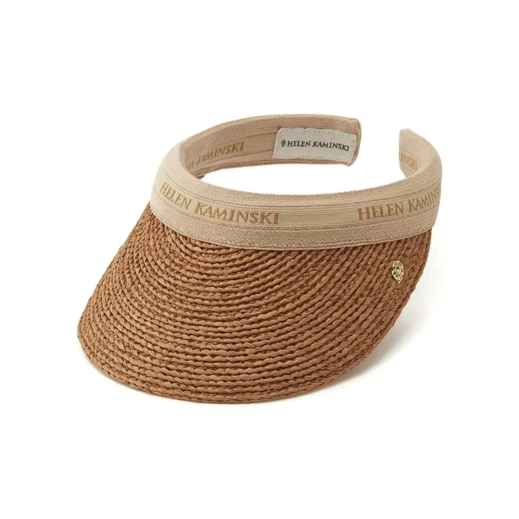 HELEN KAMINSKI Рафия Хлопок Полиуретан Нейлон Полиэстер Защита от солнца Унисекс Желтый Экрю