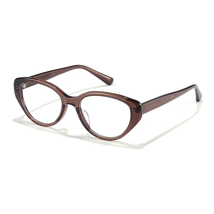 BERTHA Пластина And Металл Кошачий глаз Оправы для очков Унисекс