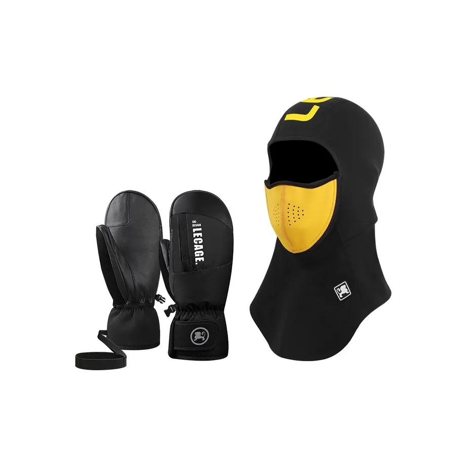 LECAGE Ski Protective Gears Face Masks Unisex