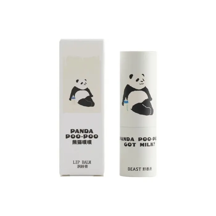 THE BEAST Панда Puff Бальзамы для губ Увлажняют и Увлажняют 3,5г