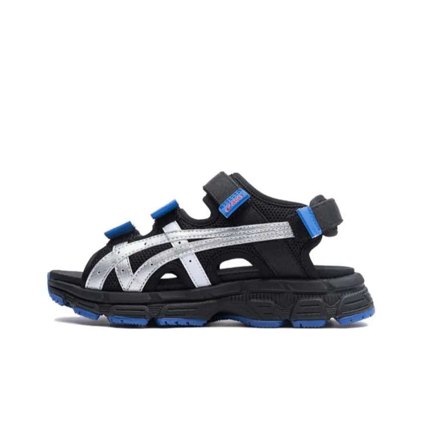 Asics KAHANA SD 2 Anti Kick Children's Sandals Black Blue Teenagers