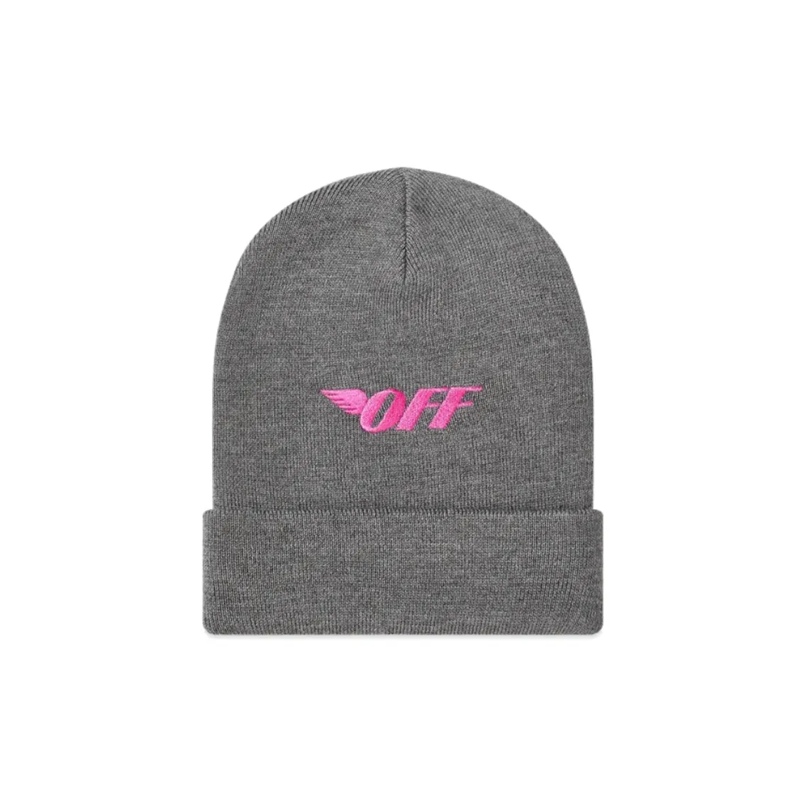 OFF WHITE Logo Embroidered Beanie