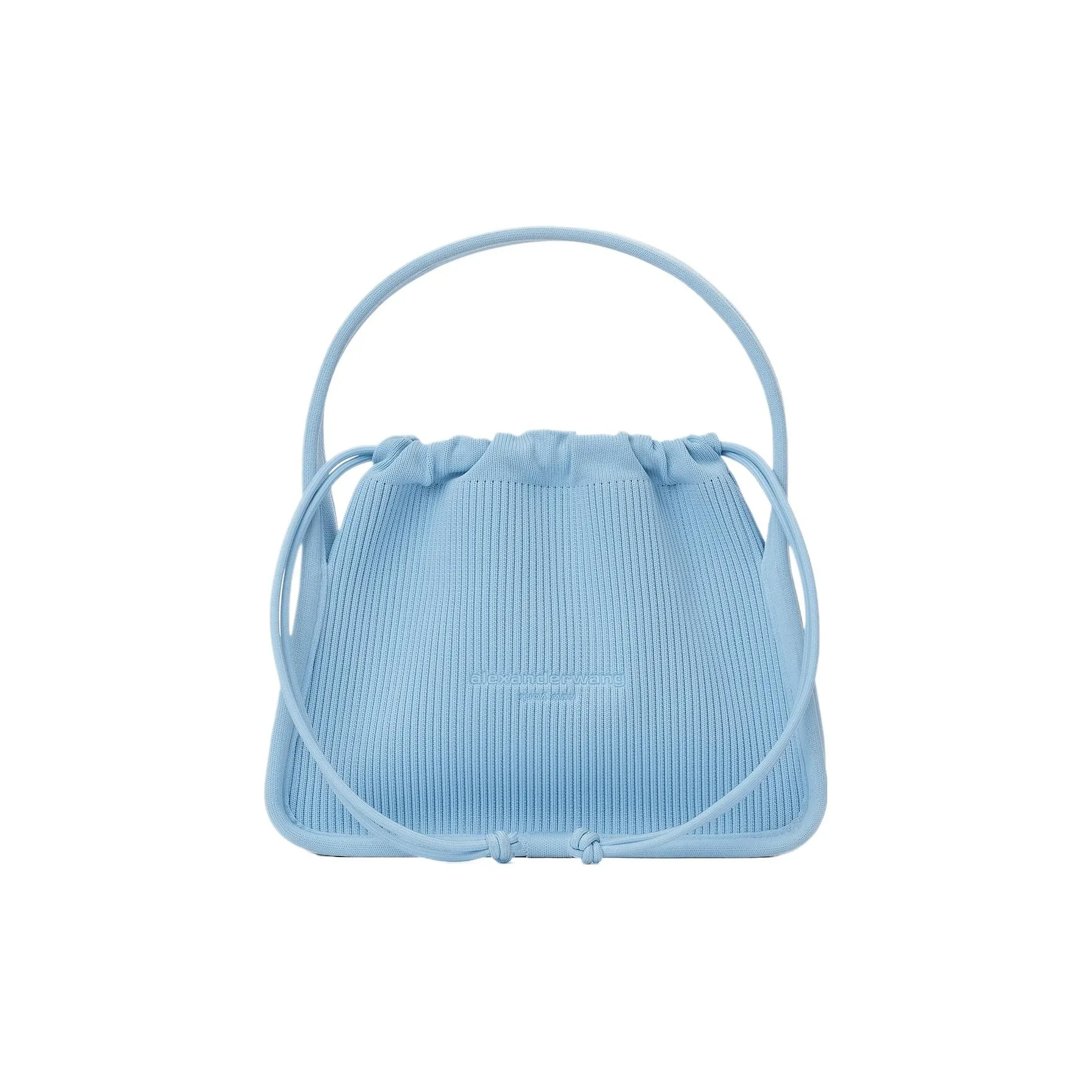 Alexander Wang Ryan Polyester One Shoulder Handbags Small Size Women's Teal