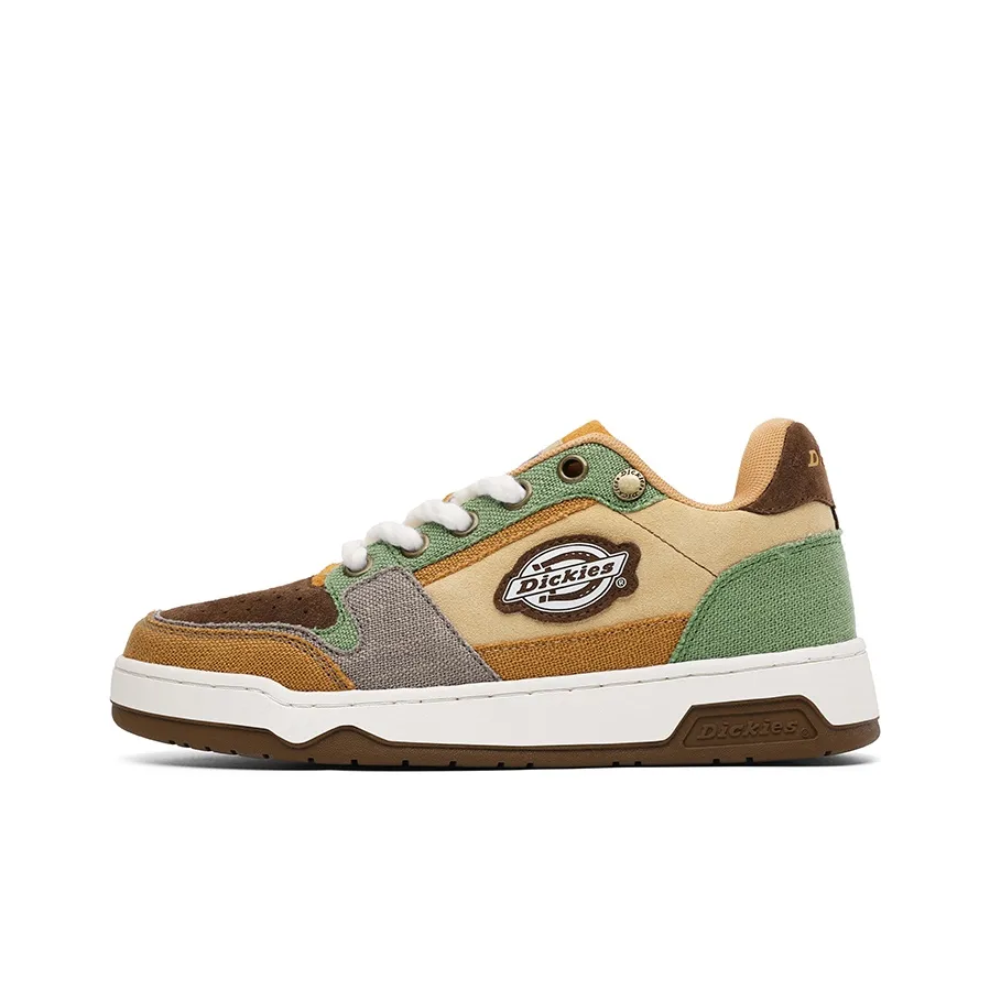 Dickies Anti Slip Wear Resistant Low Top Skateboard Shoes Men's Wheat Grain Color