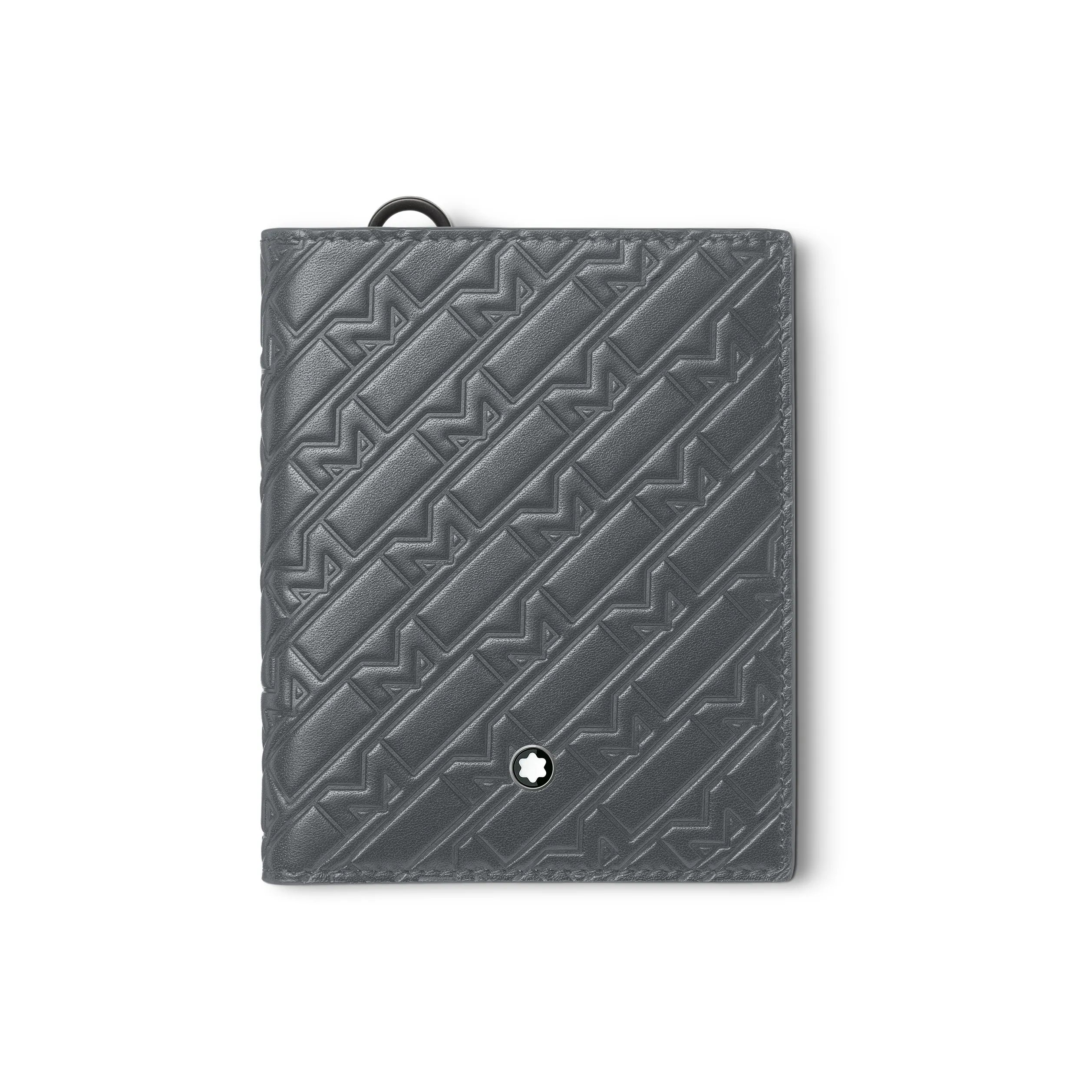 MONTBLANC M_Gram 4810 Кожа Кошелек Стандартный Мужской Элегантный Серый