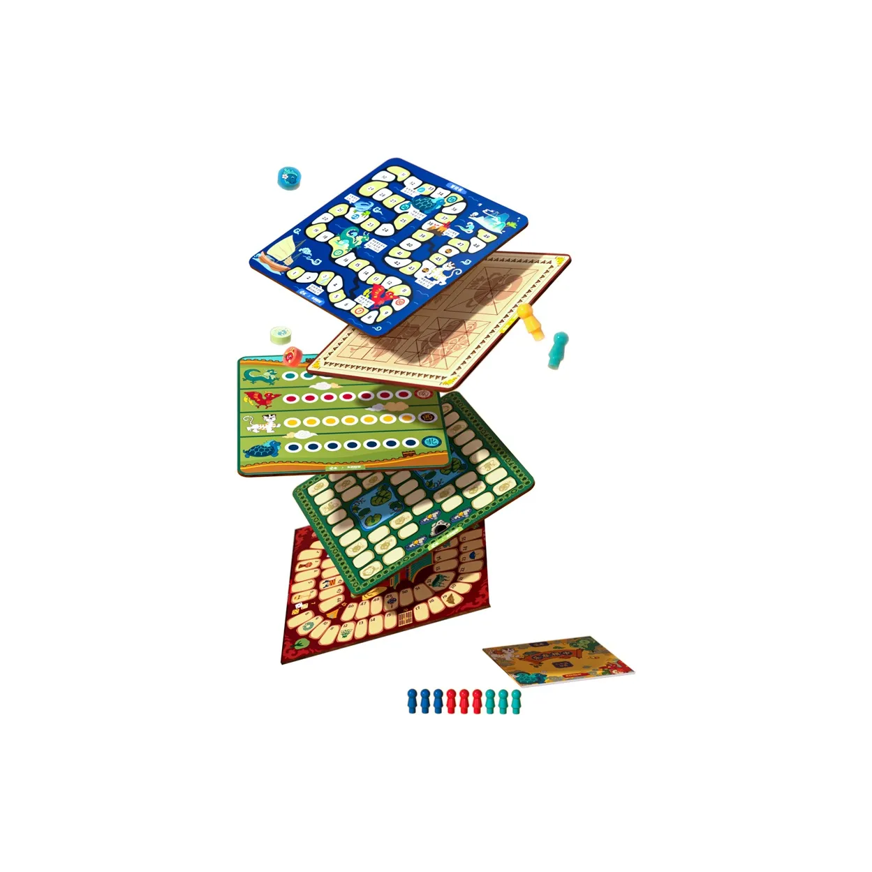 Wooden play family Multi Game Chess Sets