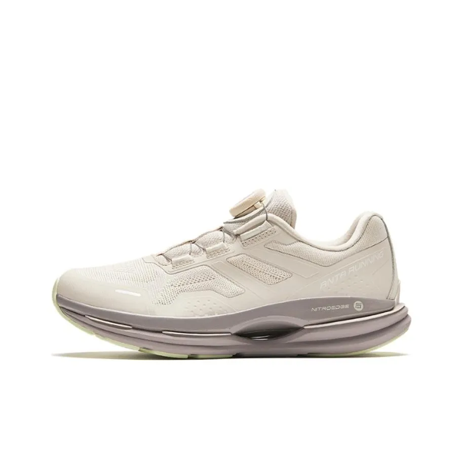 ANTA UNIQUE Амортизация Износостойкие Низкие Кроссовки для Бега Женские Серый Серебряный