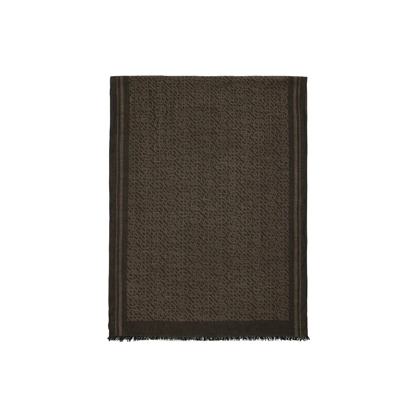 GIORGIO ARMANI Knit Scarves Men's Brown