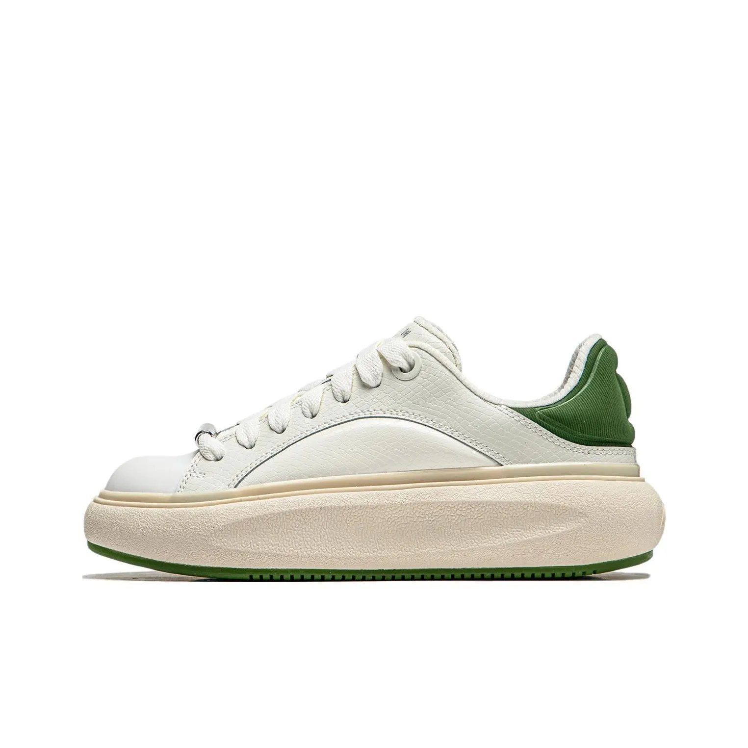 LiNing Yun You C4D Slip Resistant Low Top Casual Shoes Women's White Green
