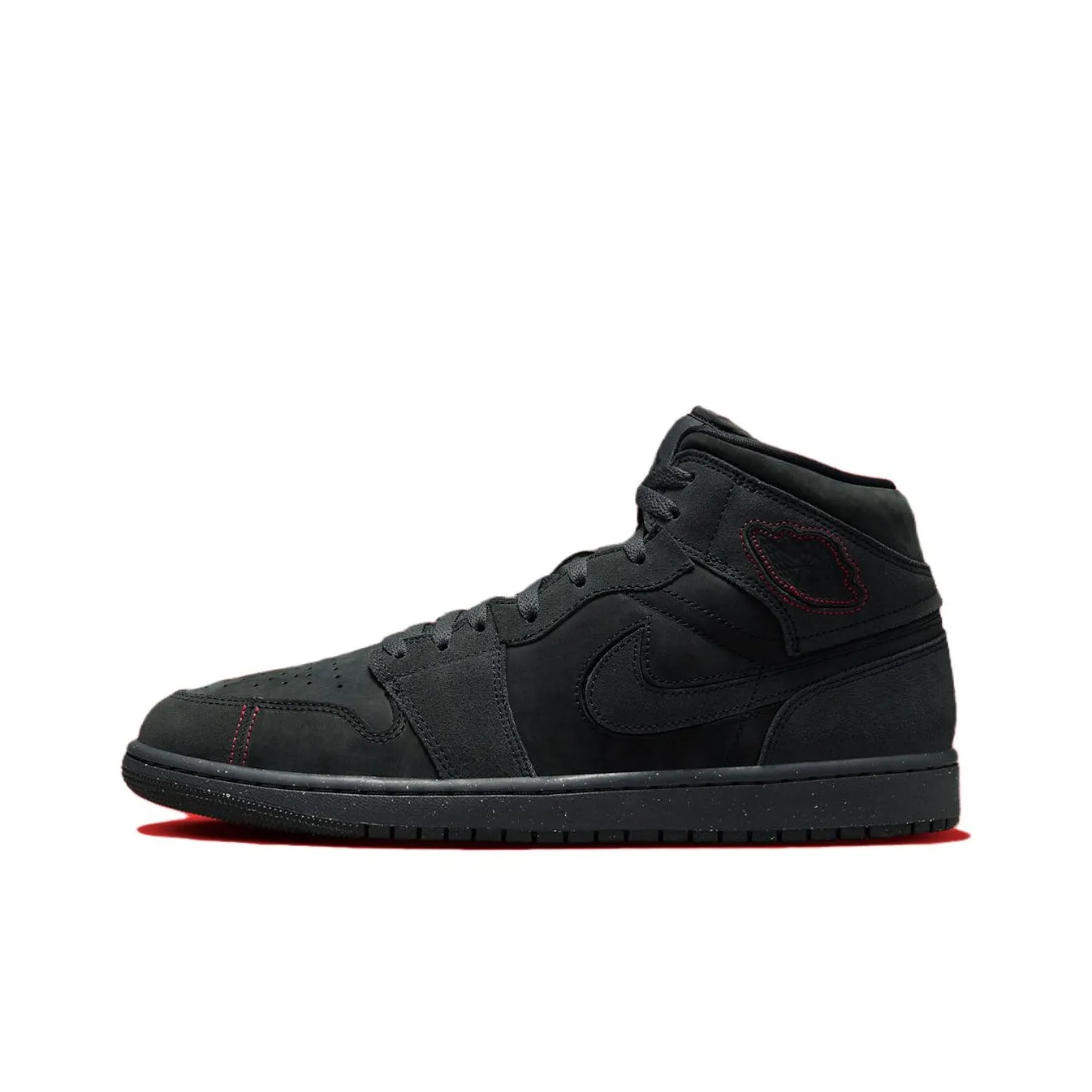 Jordan 1 Mid Se Craft Dark Smoke Red