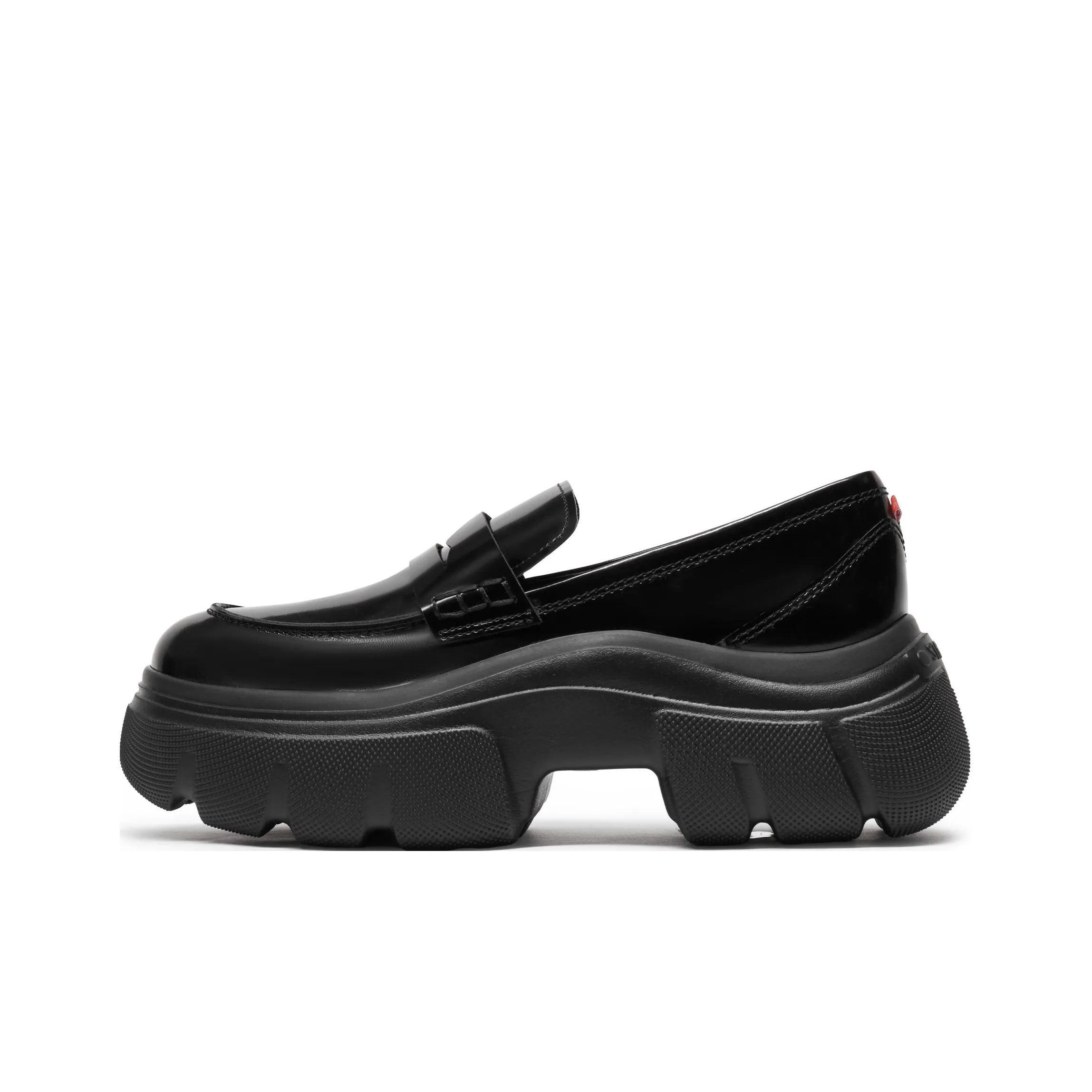 CHOUQINGNIAN x Staccato Spring Painting With Good Luck Shiny Loafers 5.5cm Women's