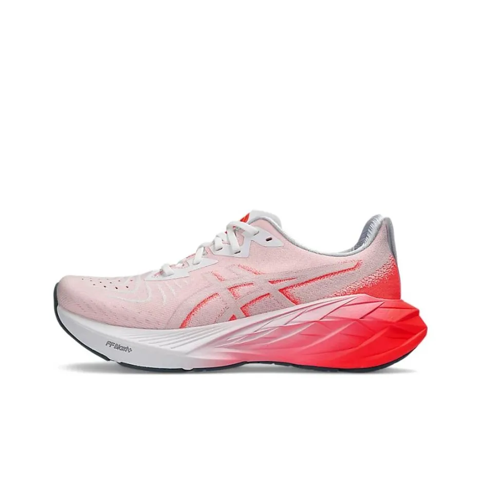 Asics Novablast 4 
White Sunrise Red
 Women
s