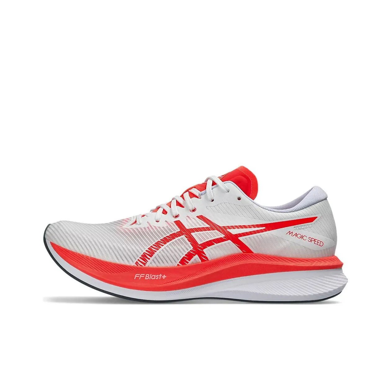 Asics Magic Speed 3 White Sunrise Red