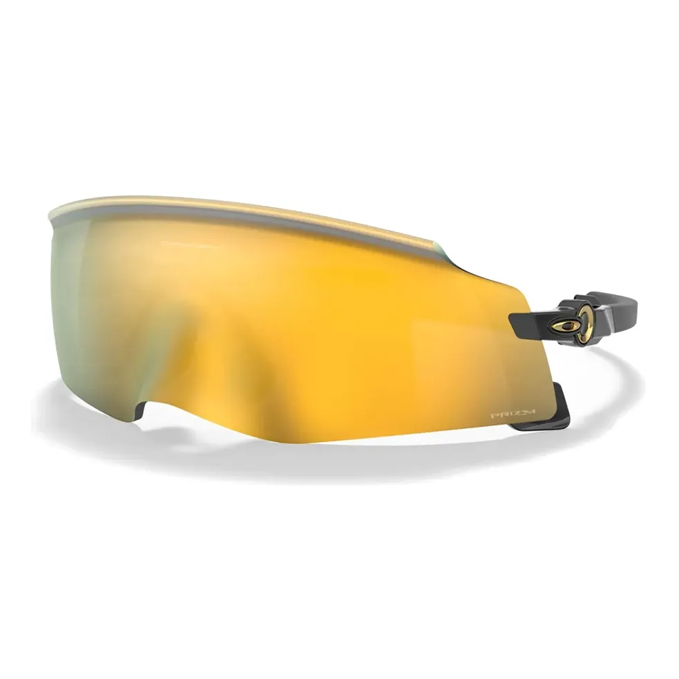 Oakley Plastic Irregular Shape Sunglasses Unisex Black