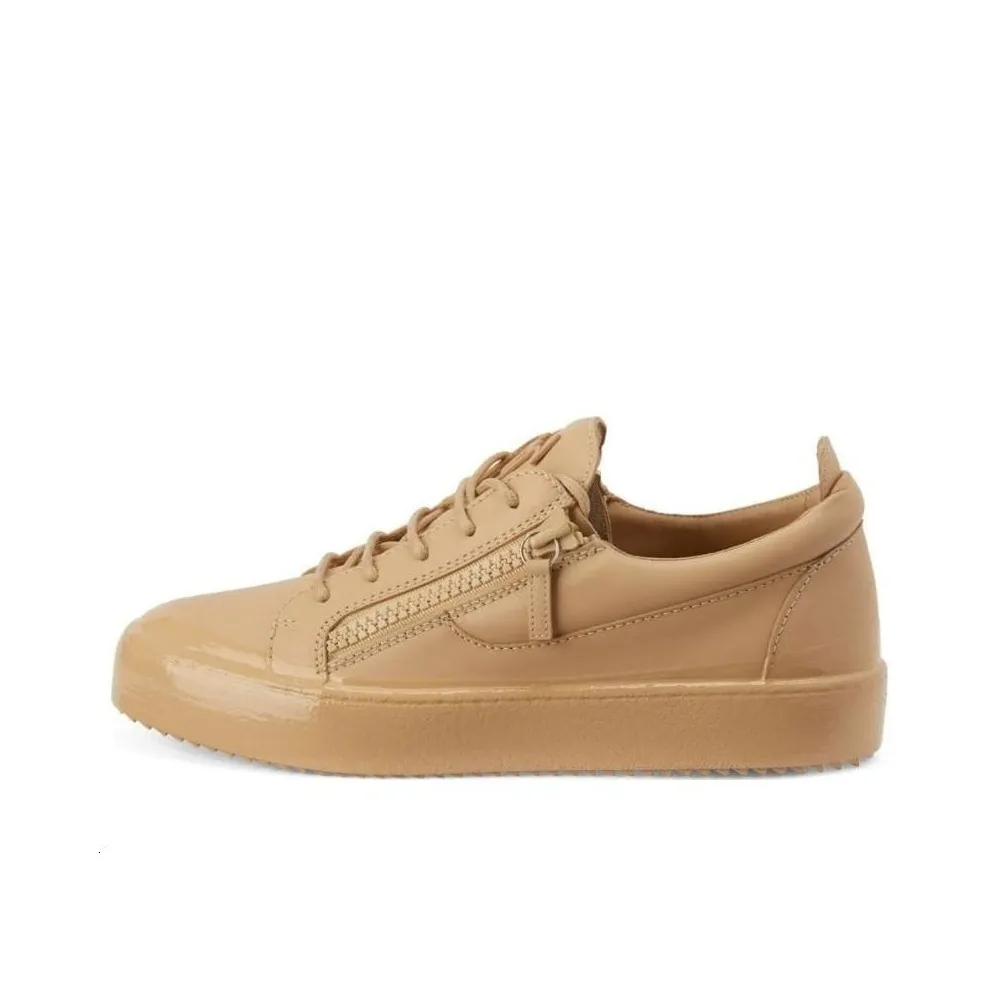 Giuseppe Zanotti Frankie Zip up Leather Sneakers