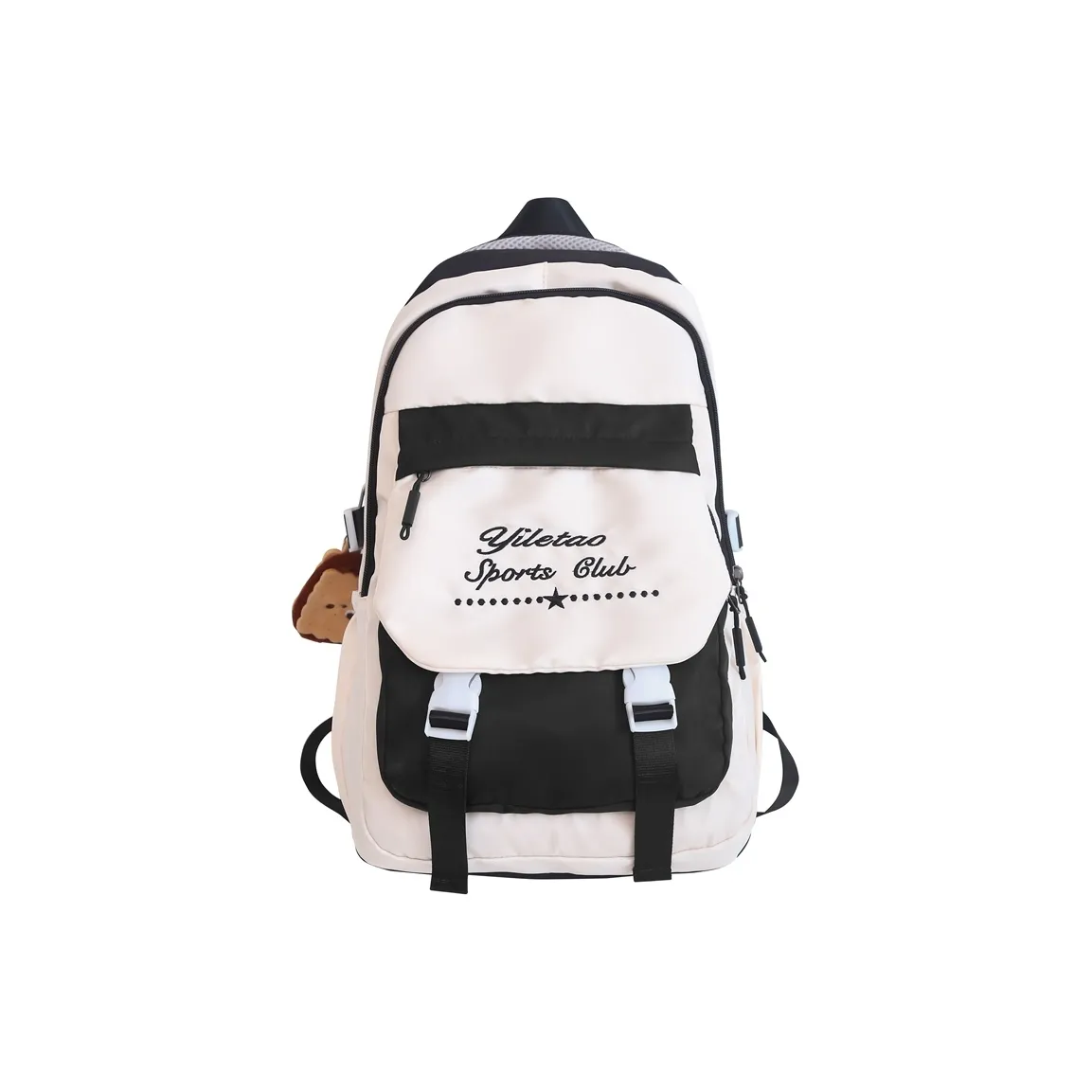NIGEER Nylon Backpacks Regular Women's Black/Blue/Red/White/Green