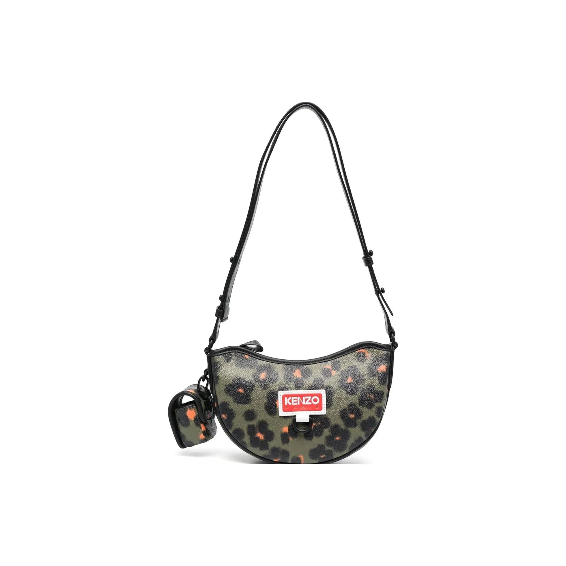 KENZO Полиуретановая кожа Сумка через плечо Сумка на плечо Женская Зеленая