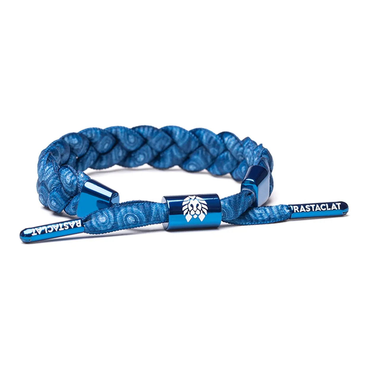 Rastaclat Полиэстер Маленький Лев Ткань Вязаный Браслет Унисекс Синий